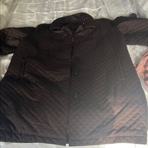 Burberry Dark Brown Quilted Puffer Jacket